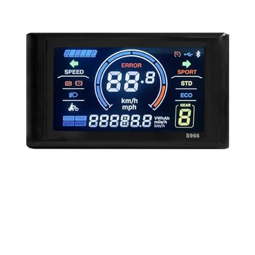 Écran LCD 24-72V pour vélo électrique à 5 broches Yinhing pour un contrôle précis