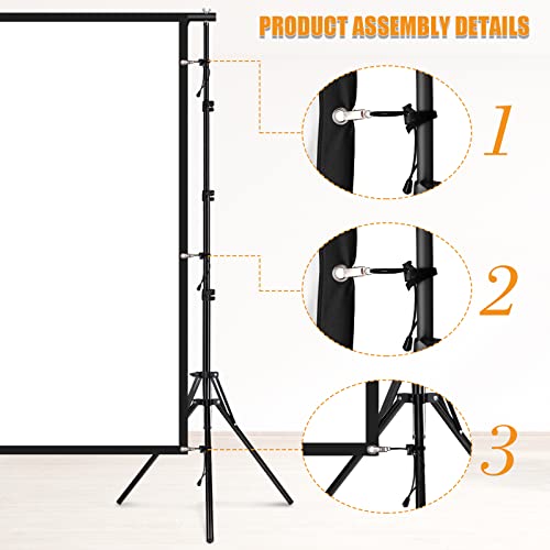 Phopik Projector Screen With Stand: 120 Inch Portable Indoor Outdoor Projector Screen Fordable & Wrinkle-Free Outdoor Movie Screen With Carry Bag For Home Theater Camping And Recreational Events #TOP2