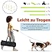 ACXIN Agility Set Hürdenset Hundetraining Zubehör mit 4 Stück Hürden, Slalom Stangen Agility-Ausrüstung für Hunde - Einfach zu transportieren, Höhenverstellbar Inklusive Tasche, 104x70x101cm, Grün