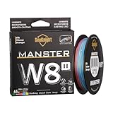 SeaKnight Monster W8 Braided Lines 8 Strands Weaves 328Yards/547Yards Super Smooth PE Braided Multifilament Fishing Lines for Sea Fishing 15-100LB