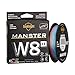 SeaKnight Monster W8 Braided Lines 8 Strands Weaves 328Yards/547Yards Super Smooth PE Braided Multifilament Fishing Lines for Sea Fishing 15-100LB