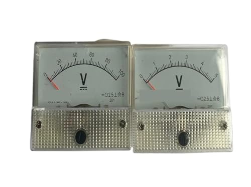 Voltmètre analogique DC 100V 85C1 pour mesure précise de tension en tableau