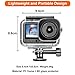 BO&DQQ Underwater Waterproof Case Compatible with DJI Osmo Action 6 Camera, 196FT/60M Dive Diving Housing Cover Shell with Anti-Fog Inserts Accessories