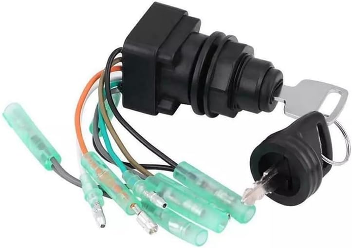 Outboard Ignition Key Switch Fit for DT30 DT115 DT140 DT150 DT200 D225 8-225 HP- Boat