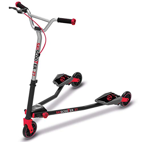 Smart Trike Skiscooter Z7 Kids Scooter, Red, 42.3" x 40.0" x 27.2"