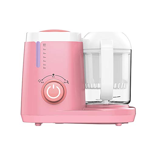 Babynahrungsmixer, tragbarer Mini-Entsafter, Multifunktionsmixer, geeignet für Babynahrung, Zwiebeln und anderes Gemüse, Haushalt,Rosa