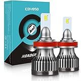【EXCELENTE DISIPACIÓN DE CALOR VENTILADOR SILENCIOSO】Tome latón con excelente conductividad térmica como sustratos para conducir rápidamente el calor del LED a los ventiladores. El recubrimiento está hecho de aleación de aluminio de aviación para una rápida disipación del calor. Ventilador silencioso de alta velocidad incorporado, apenas se puede escuchar el ventilador cuando se trabaja. Sistema de disipación de calor perfecto, vida útil más larga que 50,000h
