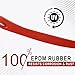 Boxer 15” Red Color Rubber Bungee Cords 10 Pack – Heavy Duty 100% EPDM Bungee Straps with S Hooks – Wider & Stronger, Water Proof, UV Stable