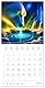 L’heure bleue des animaux (Calendrier mural carré 2026 30 x 60 cm (ouvert)) Calendrier double avec une page pour vos prises de notes
