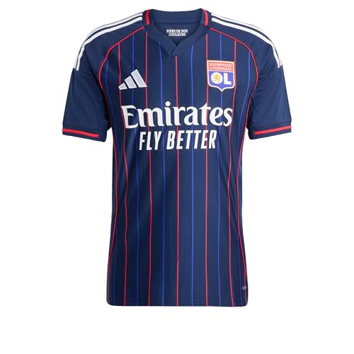 adidas Men's Camiseta 2.ª equipación Olympique de Lyon 25/26, Night Indigo, 2XL