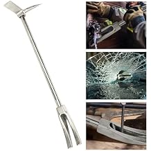 30" Halligan Bar Firefighter Tool - Forged Steel One-Piece Construction | Fork Gap Design