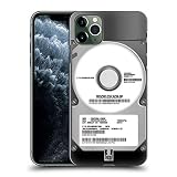 Head Case Designs Silver Hard Disk Drives Hard Back Case Compatible with Apple iPhone 11 Pro Max