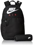 Nike Y NK ELMNTL BKPK - SMU SP23, Black/Black/(University RED), One Size