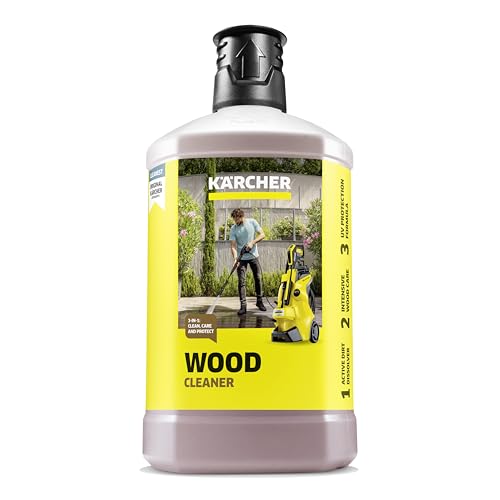 Karcher 6.295-757.0 1L Wood Cleaner 3-in-1 Plug and Clean Pressure Washer Detergent by Krcher