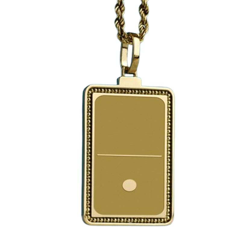 Collier pendentif domino en argent pour sublimer votre style quotidien