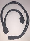 PCIe PCI-e Dual 6 pin Power Cable for Mac G5 nVidia ATI Video Card