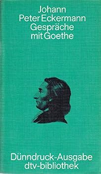 Hardcover Gespräche mit Goethe in den letzten Jahren seines Lebens. (Bd. 24): Bd. 24 Book