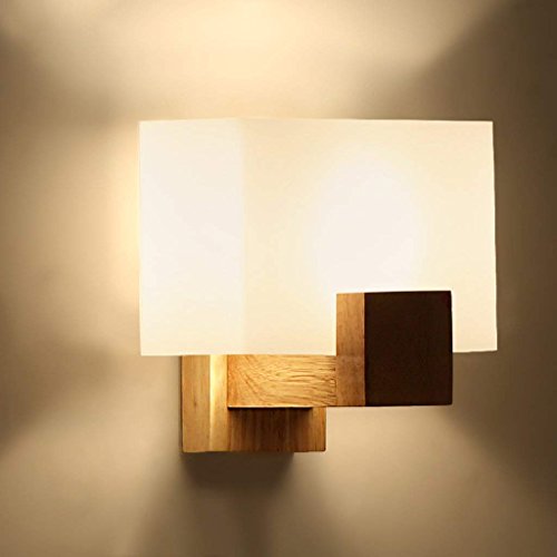 Lámpara de pared de madera GZ para crear un ambiente acogedor en tu dormitorio 1