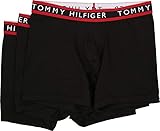 Tommy Hilfiger Men's 3-Pack Basic Boxer Brief, Black, Small/28-30