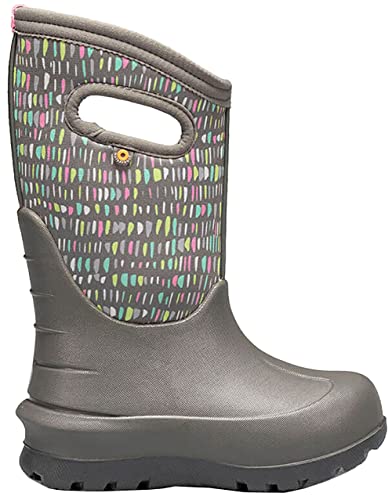 Bogs Neo-Classic Rain Boot, Twinkle-Dark Gray, 6 Us Unisex Big Kid #TOP23