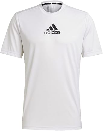 Adidas Mens Primeblue Designed 2 Move 3-Stripes Tee