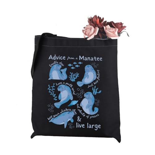 Bolso Tote Manatee Advice from A Manatee miniatura 1