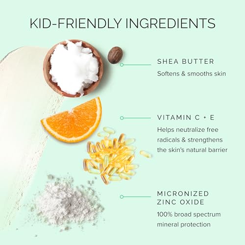 Image of MDSolarSciences Mineral KidStick SPF 40 | Gentle Sunscreen Stick for Kids | Zinc Oxide, Vitamins C & E | Easy Glide On, Broad-Spectrum, Fragrance-Free | Baby Registry Essential | 0.6 oz