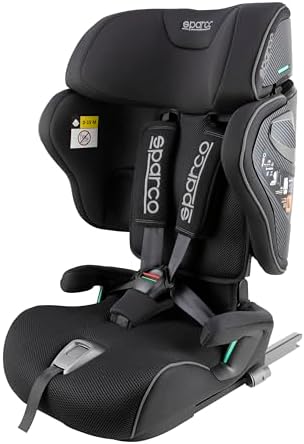 Sparco Silla de Coche i-Size SK8000IBK para Niños 76-150 cm Homol...