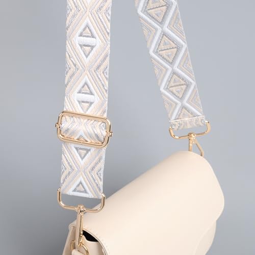 Image of chushui Metallic Thread Purse Strap for Women, Woven Replacement Bag Strap