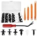 Produktbild VakiReyy 110 Stück Auto Befestigung Clips Universal Auto Clips Türverkleidung Befestigungclips Kunststoffnieten mit 4 PCS Lösewerkzeug Zierleistenkeile 1 PCS Hebelwerkzeug