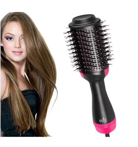 Image of One Step Hair Dryer And Volumizer,Hot Air Brush, Blow Dryer Brush, Ceramic Electric Blow Dryer Styler Straightener, 3 In1 Styling Oval Comb, Negative Ion Hair Straightener Brush