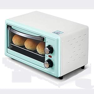 11L Elektrische oven, sparen ruimte, multi-functie mini-oven, temperatuur verstelbare tafel oven met antislip voet mat, toster oven gemakkelijk schoon te maken (Color : Mint Green)