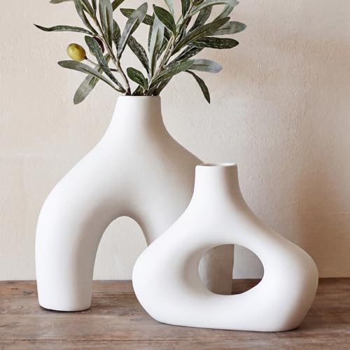 Patelai Donut Vases White