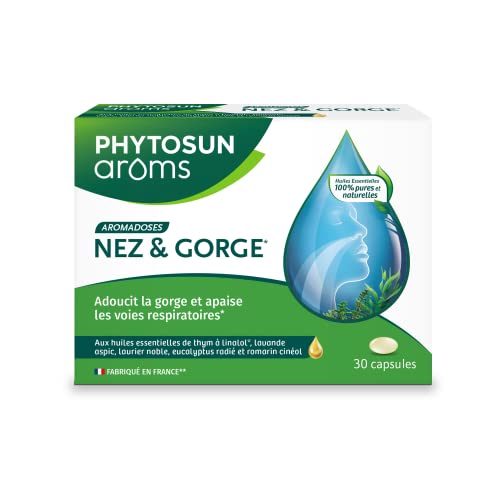 Phytosun ArĂ´ms Aromadoses Nez & Gorge, 30 Capsules aux huiles essentielles