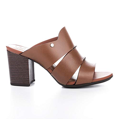 Tamanco Tanara Salto Bloco Oliva