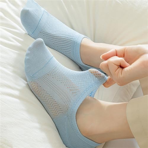 JSEIAJB Boat Socks Girl S Cool Silk Invisible and Short Tube Socks4
