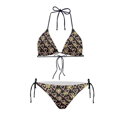 Howilath Bikini de 2 piezas para mujer, traje de baño triangular ...