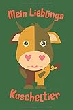  Mein Lieblings-Kuscheltier Baby-Kuh: Notizbuch (6“ x 9“ ~ DinA5) 120 linierte Seiten Personalisiertes Notizbuch / Skizzenbuch / Journal / Tagebuch / ... als Geschenk zu allen möglichen Anlässen.