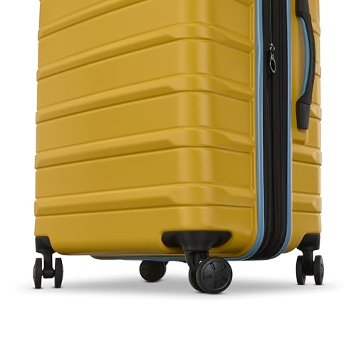 Image of Samsonite Omni 2 Hardside Expandable Luggage with Spinner Wheels, 2-Piece Set (19 /24), Sunflower Yellow