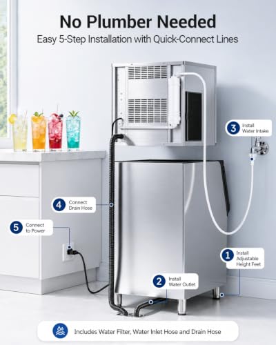 Commercial ice maker machine