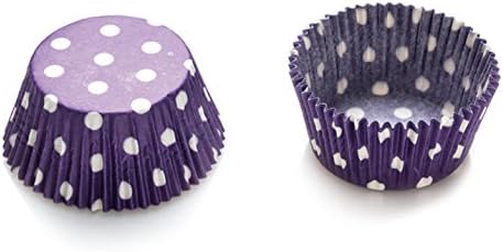Decora 200 Pieces Dotted Baking Cup, 50 x 32 mm, Fuschia