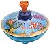 Bolz 52543 - Brummkreisel Meerestiere 13 cm, Blech Schwungkreisel, klassischer Pumpkreisel, Blechkreisel mit Tieren aus Meer Motiv, Kreisel mit Standspitze, Spielzeugkreisel für Kinder ab 18m+