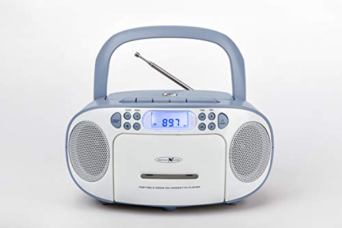 CD-Player mit Kassettendeck und UKW-Radio