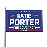 Katie Porter For California Governor 2026 flag Katie 2026 3x5 Flag Yard Sign Garden Banner