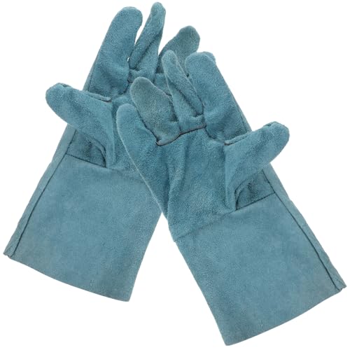 Guantes de piel para entrenamiento de perros y manipulación segura de gatos