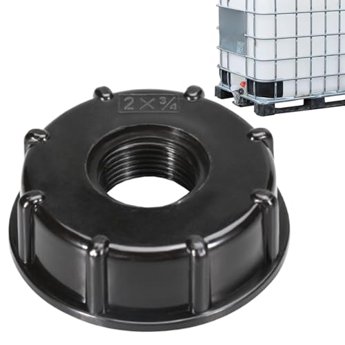 Qyljeiwred Adaptateur de Tuyau d'eau | Connecteur mâle pour Jardin, raccord de réservoir d'eau pour tonneau de Pluie extérieur, Adaptateur de Tuyau d'arrosage Gallon Accessoires pour Seau de vidange