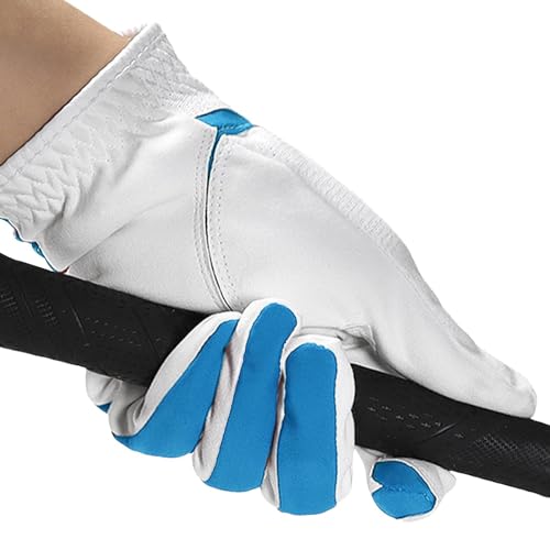 Guantes de golf transpirables con agarre definitivo y manopla de cierre ajustable antideslizante