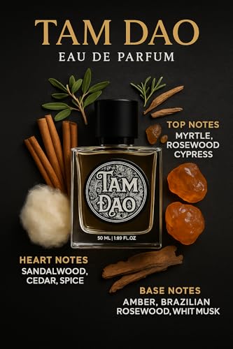 Image of Perfume - TAM DAO | Alcohol-Free Natural Cologne | Long-Lasting Fragrance for Men & Women | Citrus, Floral & Woody Notes | 50ML Each (Wood)