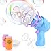 FORMIZON Pistola de Burbujas de Agua, Pistola de Pompas de Jabón, Máquina de Pompas de Jabón para Ninos, Juguete de Regalo para Verano al Aire Libre para Niños (2 Formas de Burbuja)