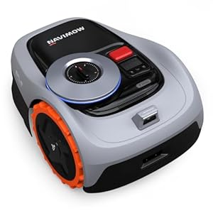 Segway Navimow i105E Robotic Lawn mower without Boundary, Rec. 500 m², Max. 600 m², EFLS 2.0 RTK + Vision Robot Lawnmower, AI Automatic Mapping, Virtual Limiting, Multi-Zone Management